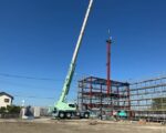 事務所建築中